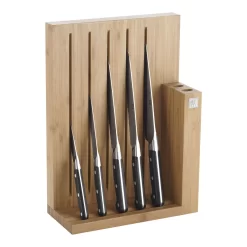 Zwilling 6-pcs Natural Bamboo Knife Block Set